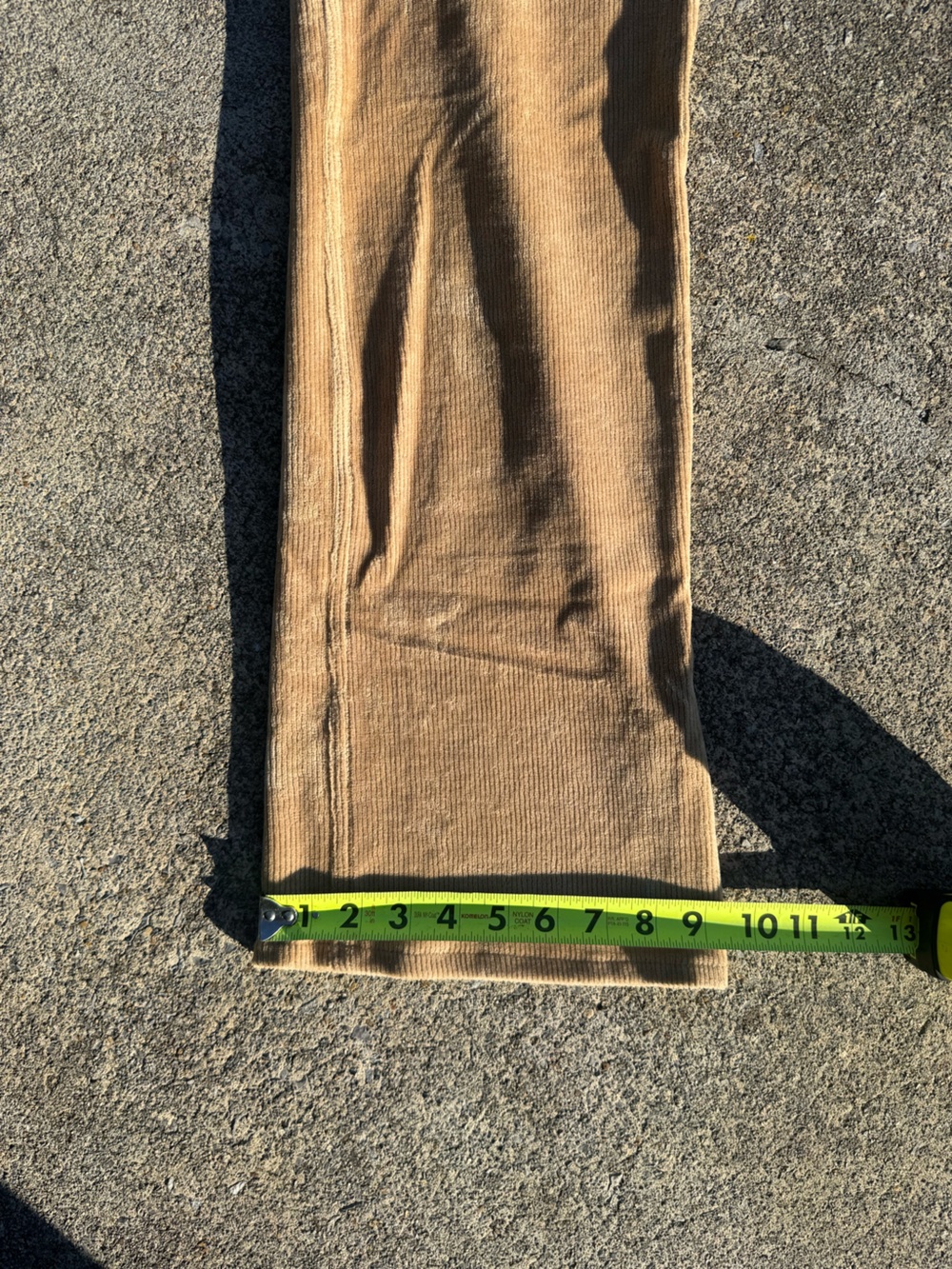 L.L. Bean Women's Bootcut Corduroy Jeans in Tan 10 Long Cottagecore Neutral - Picture 10 of 13